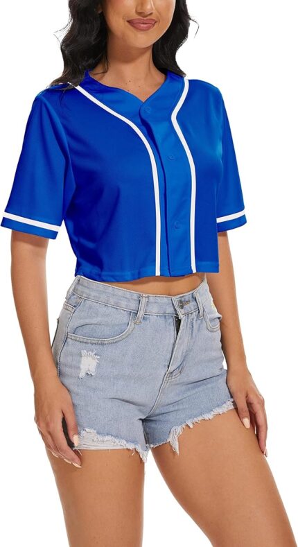 bb croptop women blue