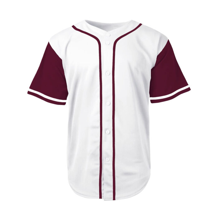 baseball jersey white red