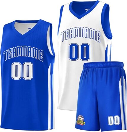 bb reversible blue white uniform set