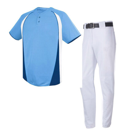 custom baseball suit skyblue white