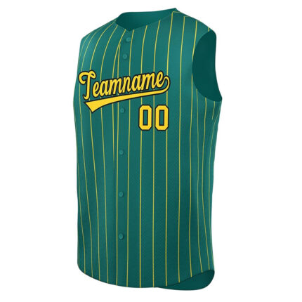 baseball jersey sleeveless green color