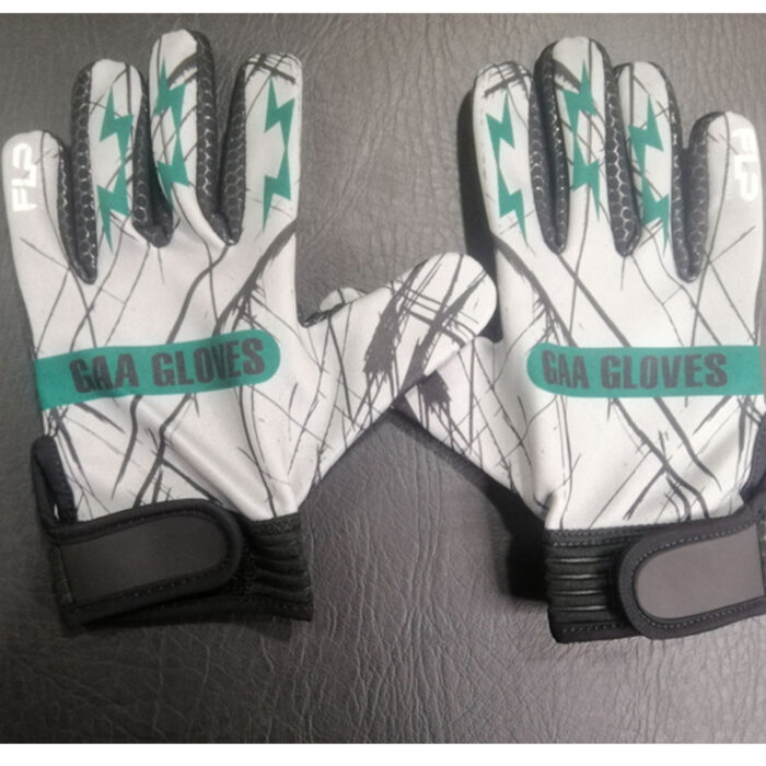 custom gaelic gloves green-gray